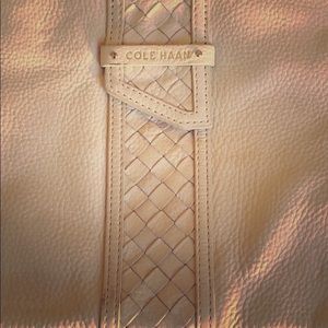 Cole Haan Leather Clutch White